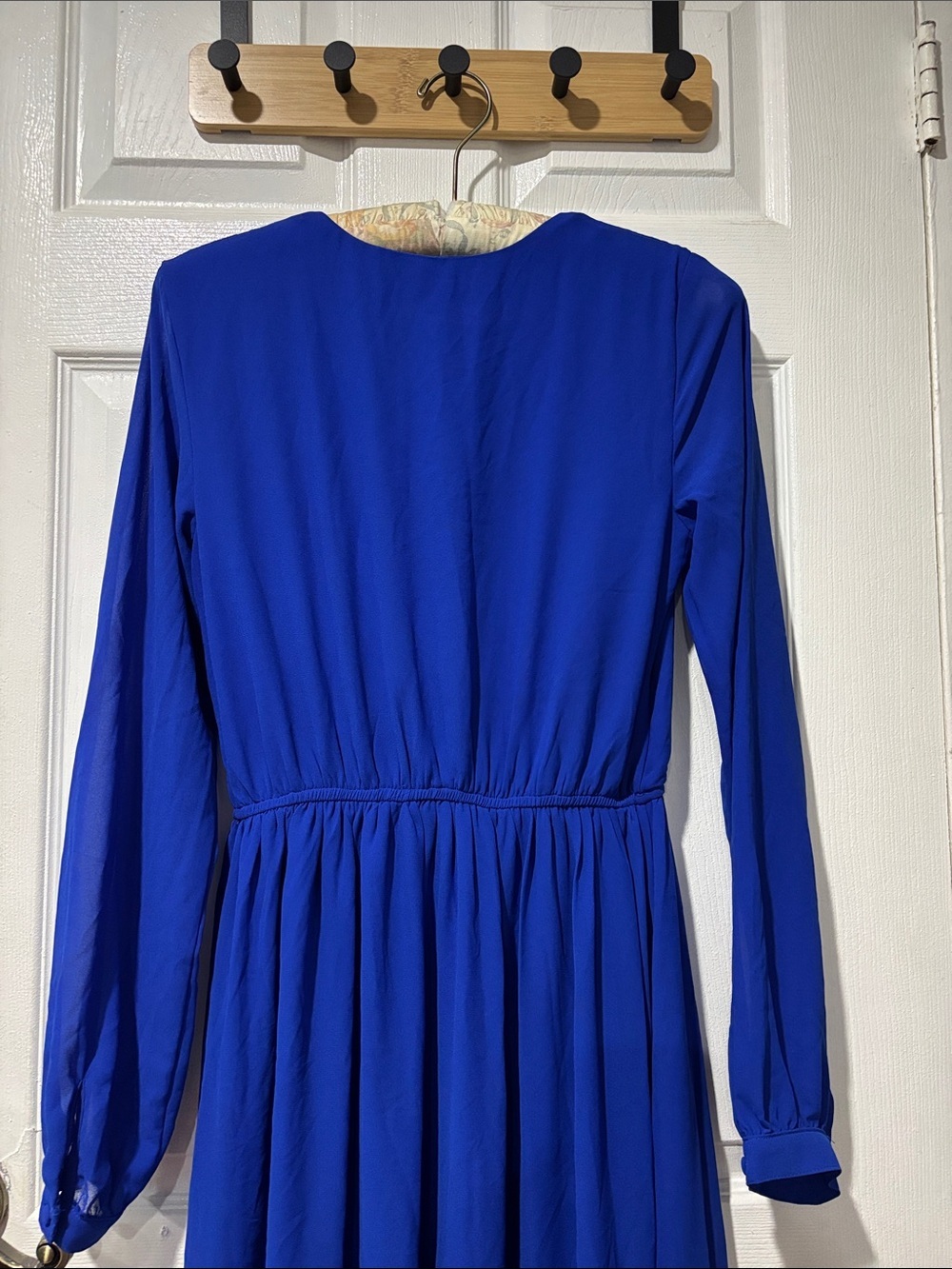Lulu's Blue Long-Sleeve Dress - Picture 6 of 9